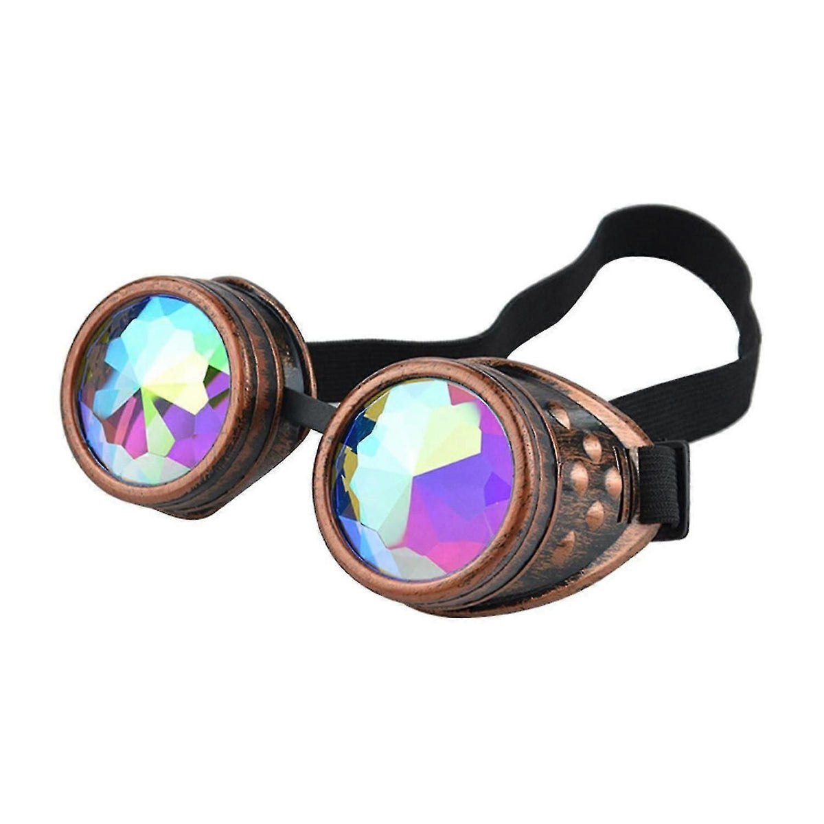 Steampunk Retro Motorcycle Goggles, Vintage Riding Cosplay Eyewear