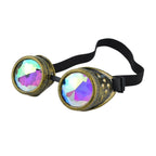 Steampunk Retro Motorcycle Goggles, Vintage Riding Cosplay Eyewear