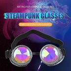 Steampunk Retro Motorcycle Goggles, Vintage Riding Cosplay Eyewear