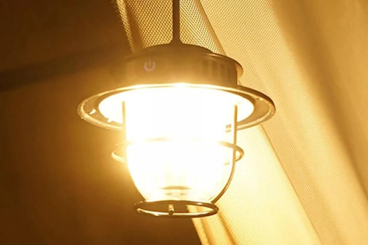 Portable Camping Light Waterproof LED Tent Lantern Rechargeable Outdoor Hanging Lamp