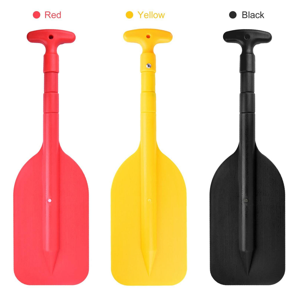 Collapsible Telescopic Mini Boat Paddle, Portable Adjustable Kayak Paddle Black