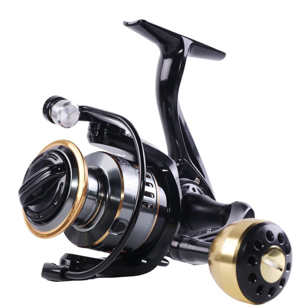Spinning Fishing Reel HE Series 5000 6000 7000 Size 12 Ball Bearings 10kg Drag - HE7000