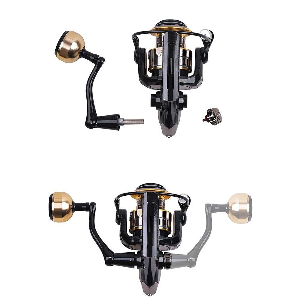 Spinning Fishing Reel HE Series 5000 6000 7000 Size 12 Ball Bearings 10kg Drag - HE7000