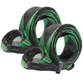 2Pcs Rod Sock Fishing Rod Sleeve Protector Pole Gloves Fishing Tools - Green