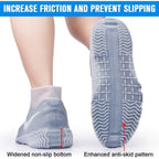 Waterproof Silicone Shoe Covers Reusable Overshoes - Red - S
