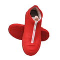 Waterproof Silicone Shoe Covers Reusable Overshoes - Red - L