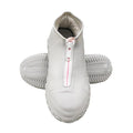 Waterproof Silicone Shoe Covers Reusable Overshoes - Light Gray - M