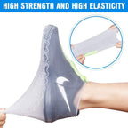 Waterproof Silicone Shoe Covers Reusable Overshoes - Blue - M