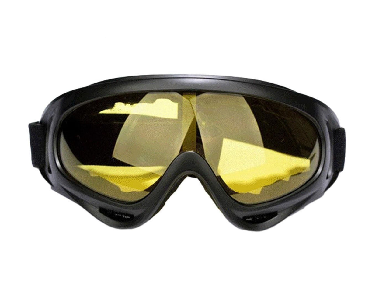 1 Pair of Ski Goggles Skiing Glasses Snow Goggles Men Women-Yellow