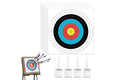 30Pcs Archery Targets Paper 10 Ring Bow Arrow Targets Face