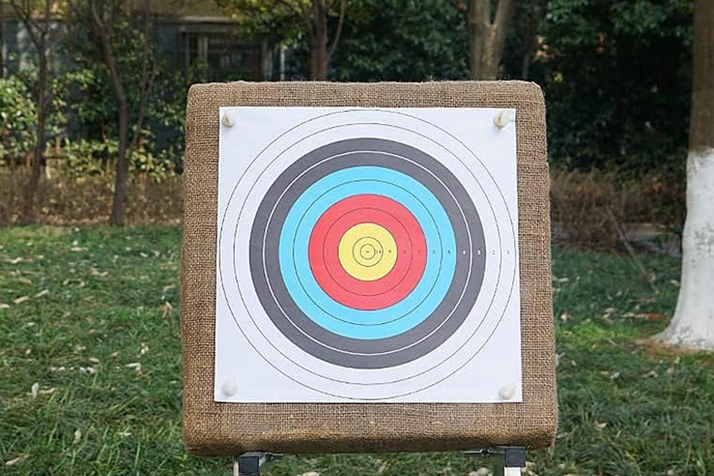 30Pcs Archery Targets Paper 10 Ring Bow Arrow Targets Face