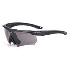 Outdoor Cycling Windproof Glasses, Black-Gray PC Frame Set(dark grey,Black frame pc set)