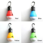 4Pcs Tent Light, Waterproof Led Portable Hook-Type Mini Camping Emergency Light, Black