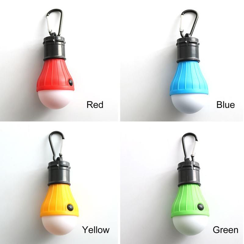 4Pcs Tent Light, Waterproof Led Portable Hook-Type Mini Camping Emergency Light, Black