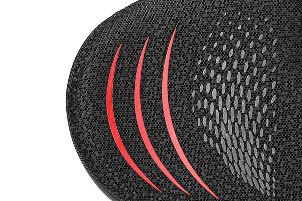 Noseless Bike Seat Cushion for Men & Women Comfortable Saddle for Peloton Bikes Exercise Bikes Electric Bikes Cruiser Bikes - Black&Red