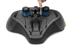 Noseless Bike Seat Cushion for Men & Women Comfortable Saddle for Peloton Bikes Exercise Bikes Electric Bikes Cruiser Bikes - Balck&Blue