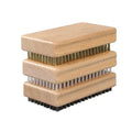 3Pcs Ski Snowboard Wax Brush Nylon Brass Horsehair Polishing Maintenance