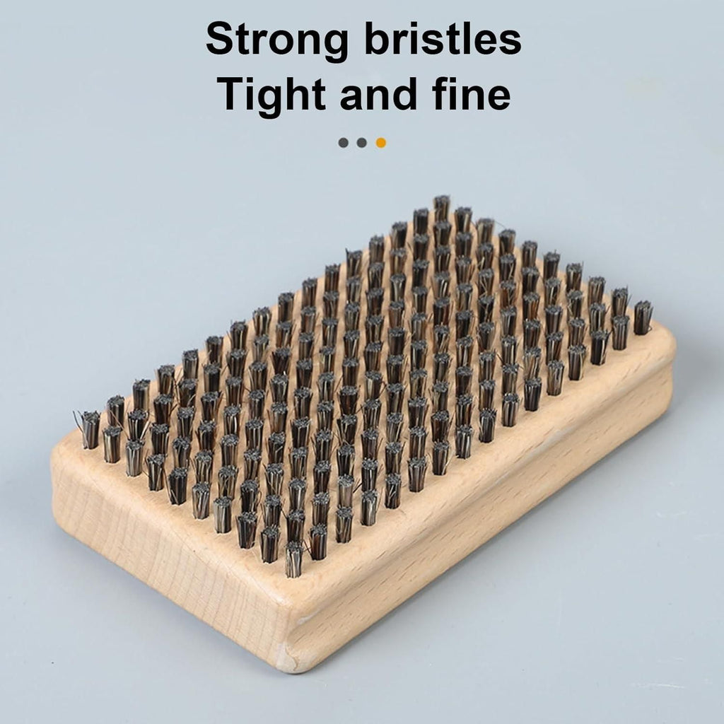 3Pcs Ski Snowboard Wax Brush Nylon Brass Horsehair Polishing Maintenance