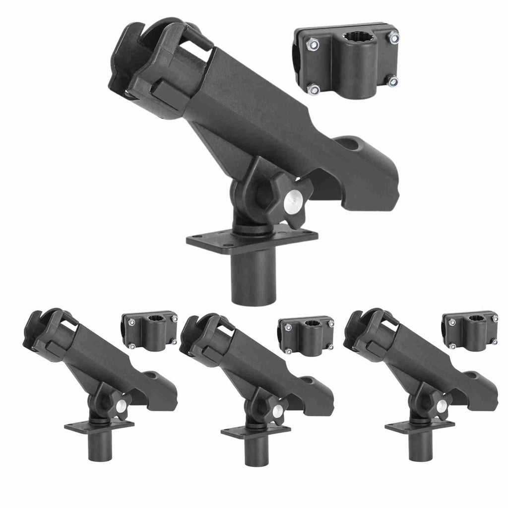 4pcs 360 Degree Fishing Rod Holder Rotatable Fishing Bracket Screws