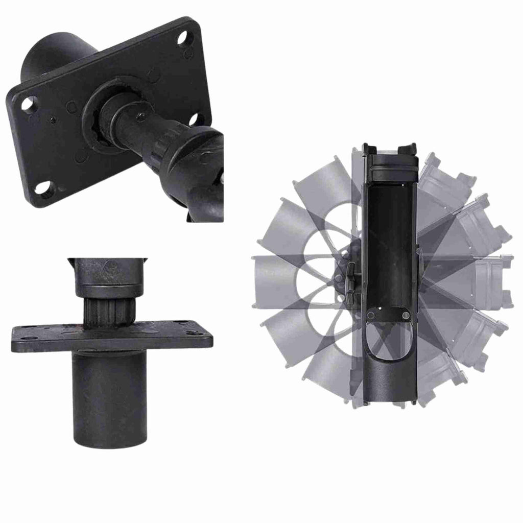 4pcs 360 Degree Fishing Rod Holder Rotatable Fishing Bracket Screws