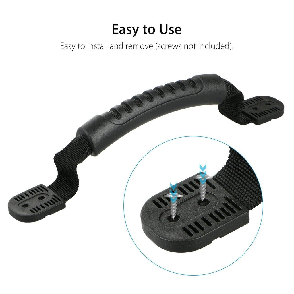 2-pack Rubber Boat Luggage Side Mount Carry Handles Fitting for Kayak Canoe Boat