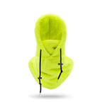Ski Mask Winter Windproof Warm Uni Fleece Lined Face Cover Scarf (Green)