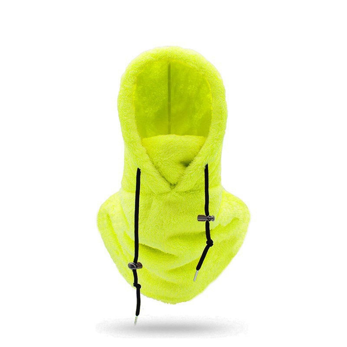 Ski Mask Winter Windproof Warm Uni Fleece Lined Face Cover Scarf (Green)