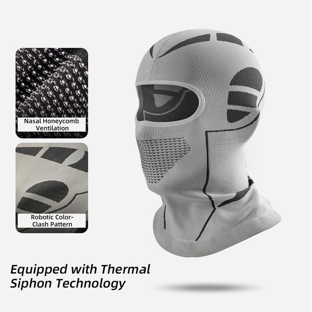 Ski Mask Winter Warm Head Cover for Men Cold Weather Motorcycle (Black)