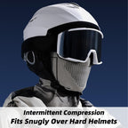 Ski Mask Winter Warm Head Cover for Men Cold Weather Motorcycle (Black)