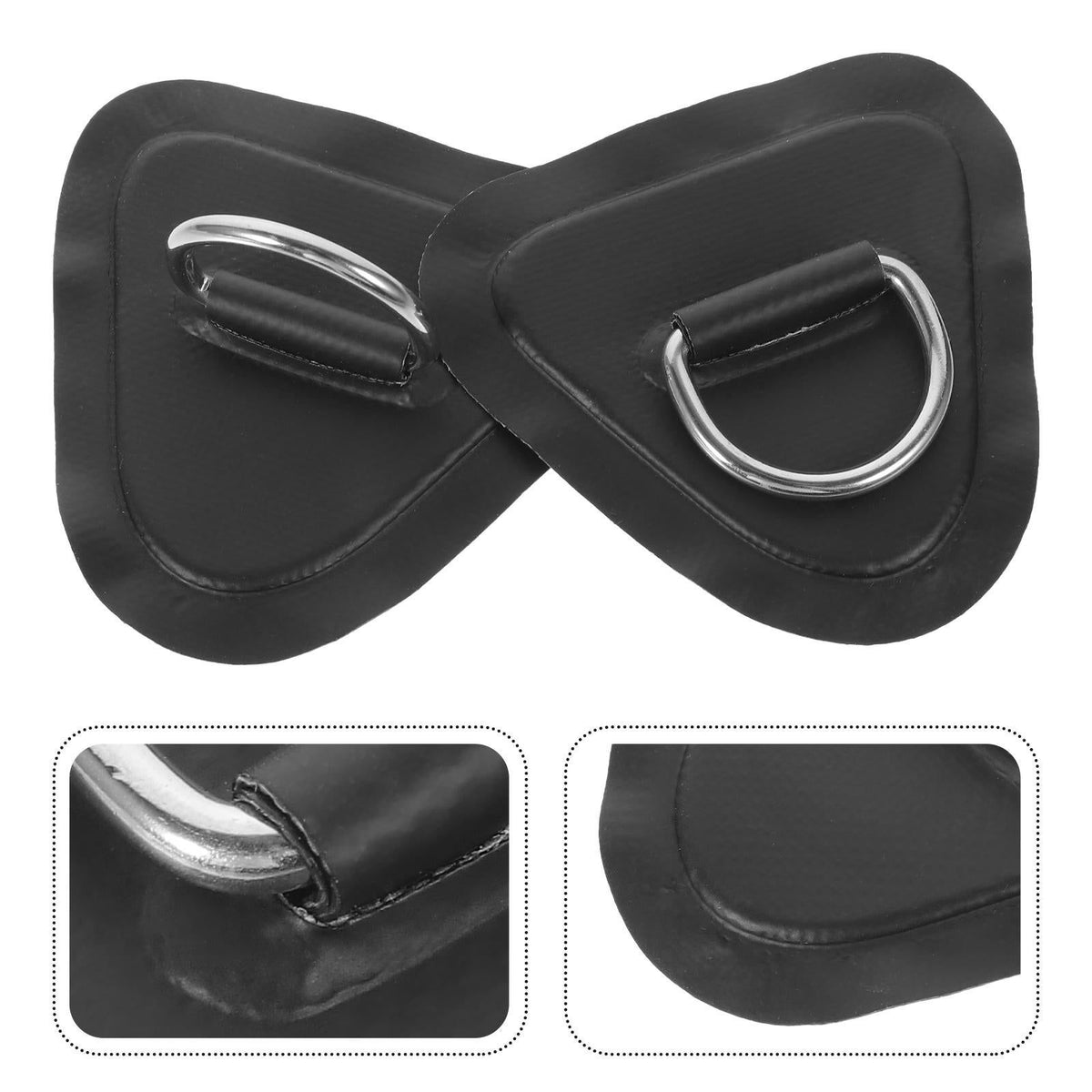 2Pcs Surfboard Cord Rings Boat Ring Fittings Kayak Back Buckle Kayak Cords Fixing Buckle