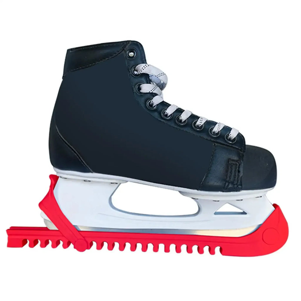1 Pair Universal Ice Hockey Skate Cover Sleeves for Skate Blade - White