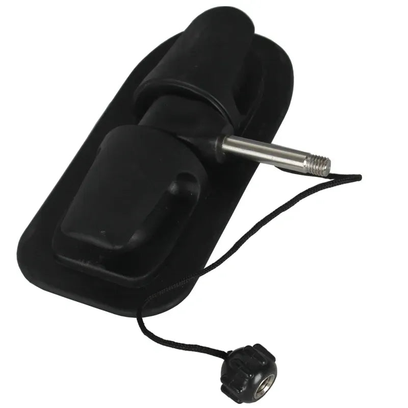 2pc Oar Holder Paddle Lock Support for Inflatable Boat Dinghy Raft Steel Beam Cross Paddle Hole 10mm All Direction