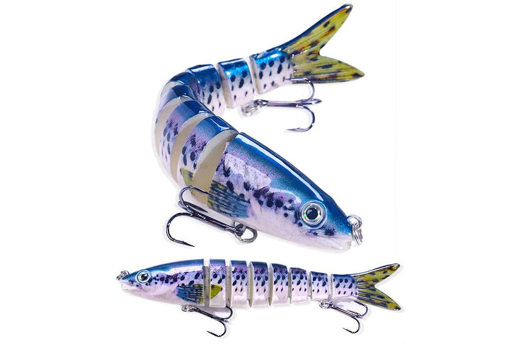 5 Pcs Jointed Fishing Lures Set Wobblers Swimbait Crankbait Hard Bait