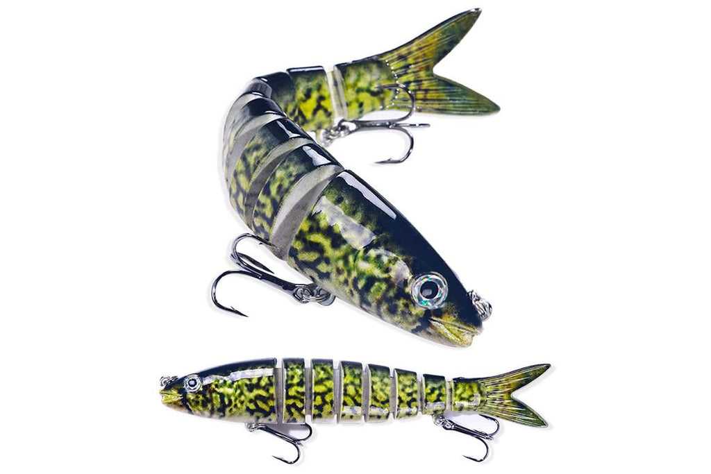 5 Pcs Jointed Fishing Lures Set Wobblers Swimbait Crankbait Hard Bait
