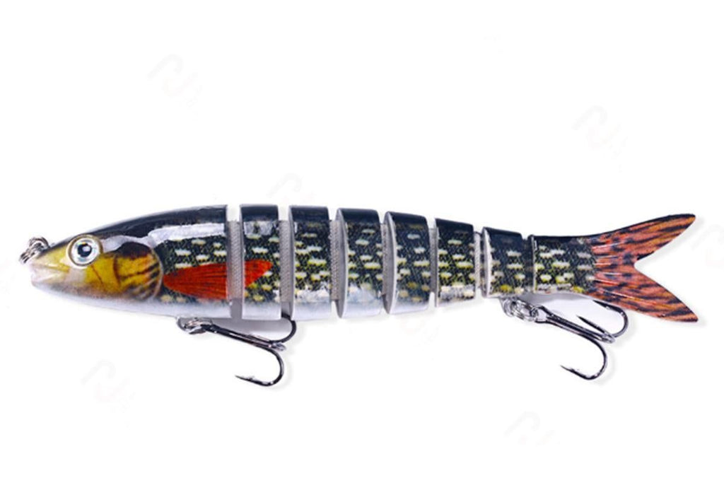 5 Pcs Jointed Fishing Lures Set Wobblers Swimbait Crankbait Hard Bait