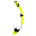 Diving Snorkel Equipment Adults Silicone Breathing Apparatus Swimming Waterproof Snorkel Anti-wave Breathing Tube - Clear Black Yellow