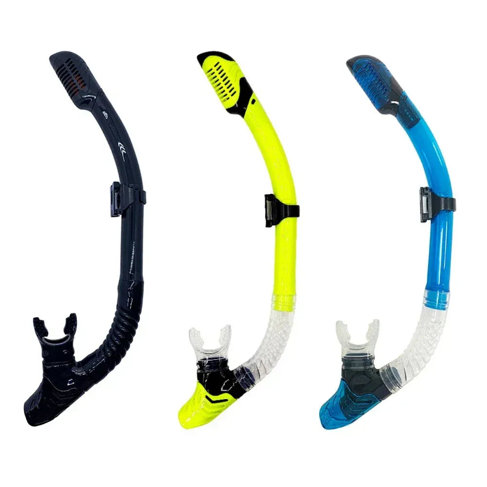 Diving Snorkel Underwater Diving Air Breathing Tube Snorkeling Equipment - Black