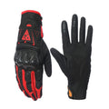 FISD Cycling Gloves Carbon Fiber Touch Screen Full. Red M