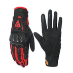 FISD Cycling Gloves Carbon Fiber Touch Screen Full. Red M