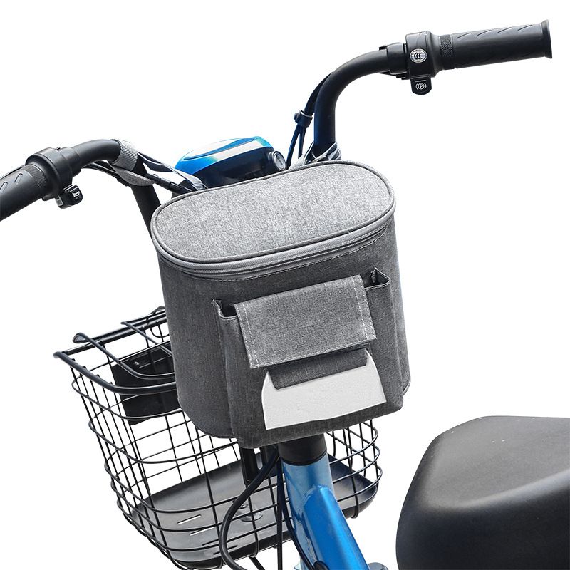 Lamogafee Electric Bicycle Hanging Bag Multifunctional Mysterious Black Free size