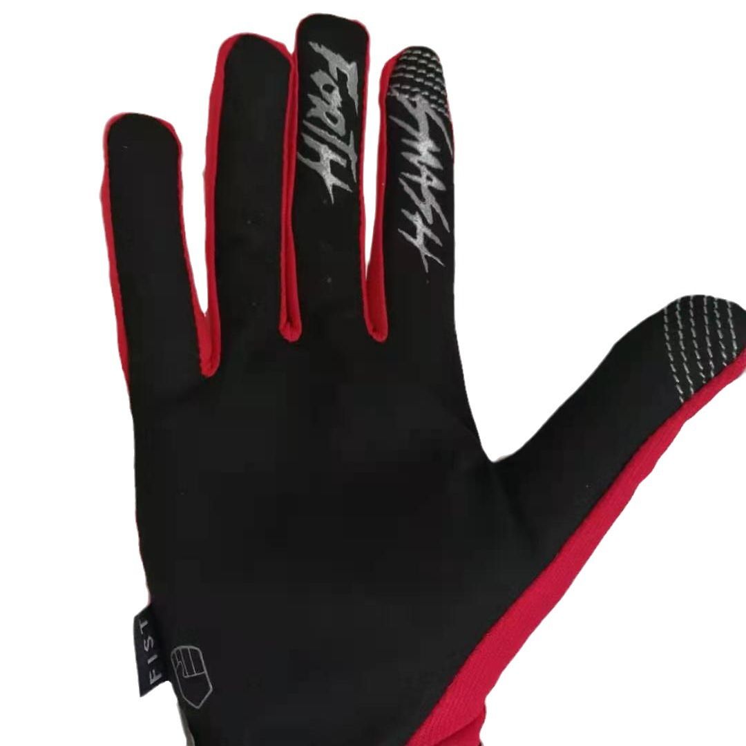 Fist Touch Screen Cycling Gloves Motorcycle Full Finger Blue L