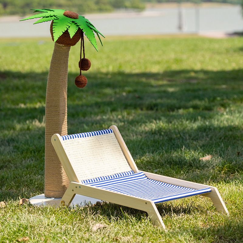 Lailey Cat Coconut Tree Climbing Frame Sisal Post Coconut Tree Tent Nest-Light Apricot