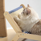 Lailey Cat Coconut Tree Climbing Frame Sisal Post Coconut Tree Tent Nest-Sweet Orange