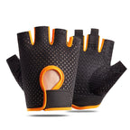 T-BAGWELL Cycling Gloves Half Finger Anti-slip A half-finger black