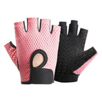 T-BAGWELL Cycling Gloves Half Finger Anti-slip A half finger black orange XL