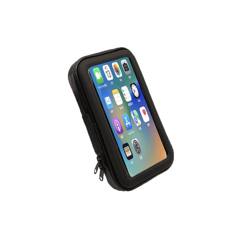 Hongde Motorcycle Bag Touch Screen Phone Holder... Black 5.5 inch bag D6 mobile phone bracket color box