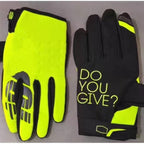 LOHAS FOX Winter Fleece Cycling Gloves Nylon Long Finger Black
