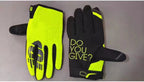 LOHAS FOX Winter Fleece Cycling Gloves Nylon Long Finger Bright yellow XL
