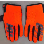 LOHAS FOX Winter Fleece Cycling Gloves Nylon Long Finger Bright yellow XXL