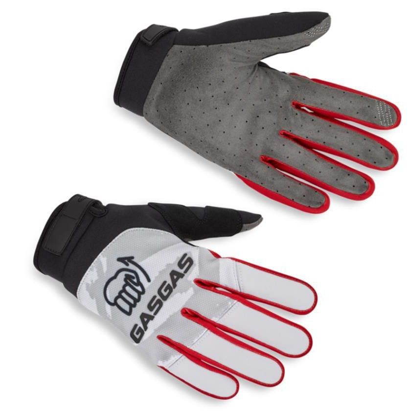 FISD Cycling Gloves Red Blue Breathable Wear Resistant White L
